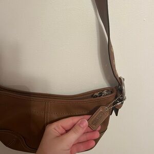 Coach Brown Leather Shoulder Bag